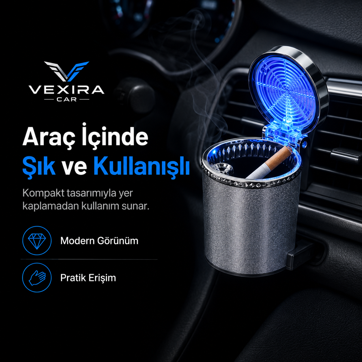 LED Araç Küllüğü