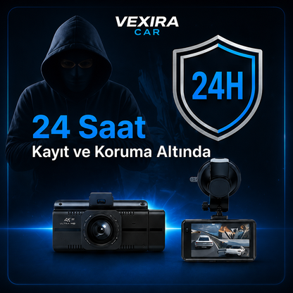 RoadGuard 4K Araç Kamerası