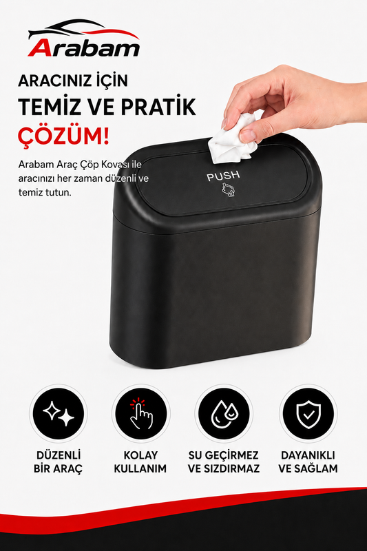 Araç İçi Çöp Kutusu