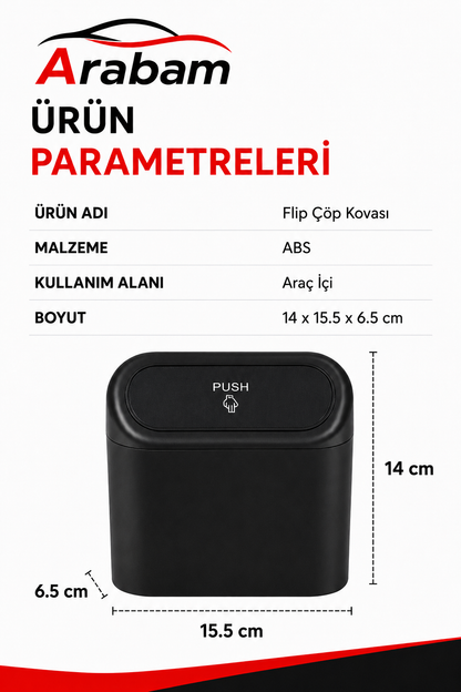 Araç İçi Çöp Kutusu