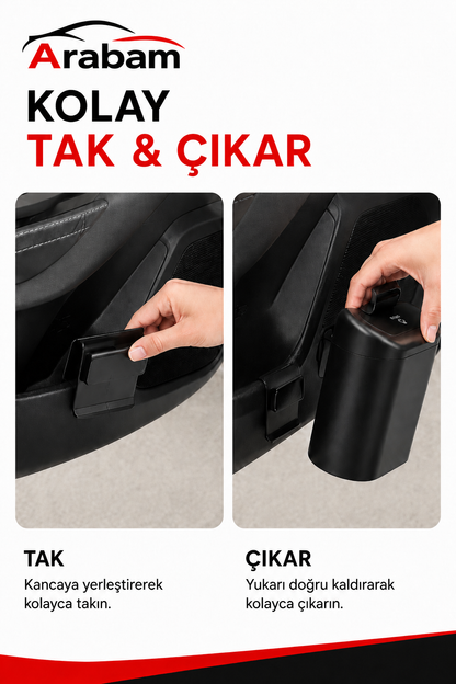 Araç İçi Çöp Kutusu